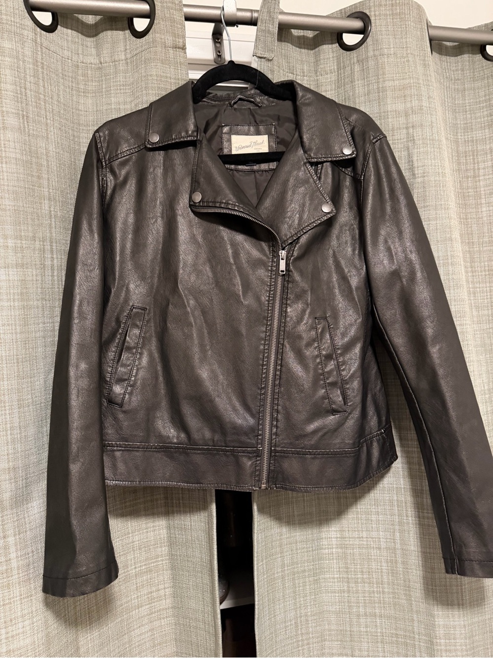 Universal Thread Women's Leather Moto Jacket